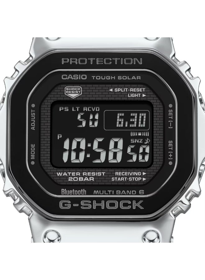 Casio G-Shock GMW-B5000BT-1 Full Metal Solar Bluetooth Men’s Watch | Shock Resistant | 200M Water Resistant - Image 4